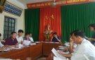 Xã Thọ Lâm tổ chức hội nghị giao ban ban điều hành xây dựng Nông thôn mới nâng cao