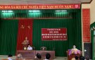 Xã Thọ Lâm tổ chức hội nghị công bố kết quả và danh sách những người trúng cử đại biểu HĐND xã khóa XX, nhiệm kỳ 2021-2026.