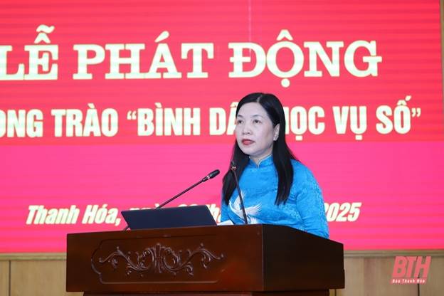 Thanh Hóa phát động phong trào Bình dân học vụ số
