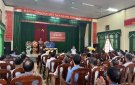 Xã Thọ Lâm tổ chức Lễ ra mắt lực lượng tham gia bảo vệ an ninh, trật tự ở cơ sở